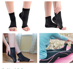 Ankle compression socks.
