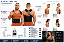 Load image into Gallery viewer, Posture corrector brace